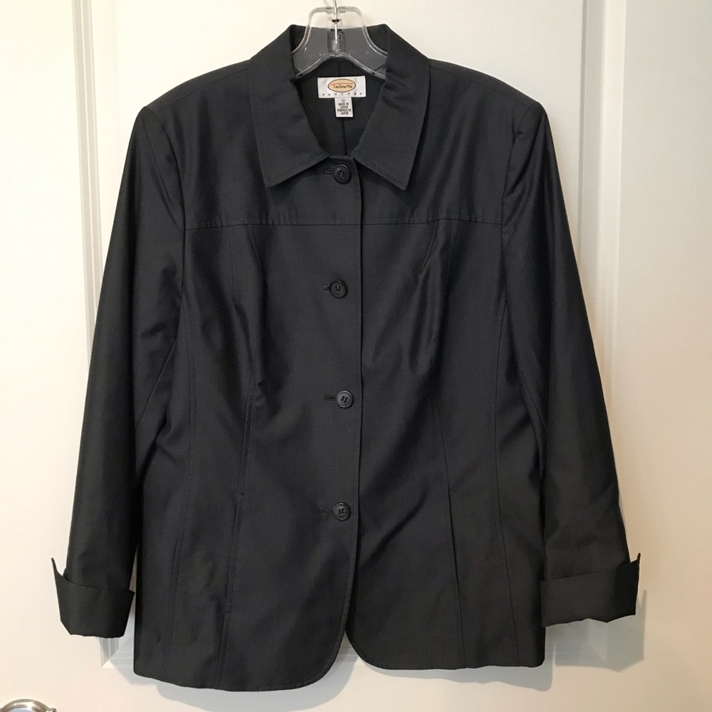 Talbots Petites Fitted Long Sleeve Jacket